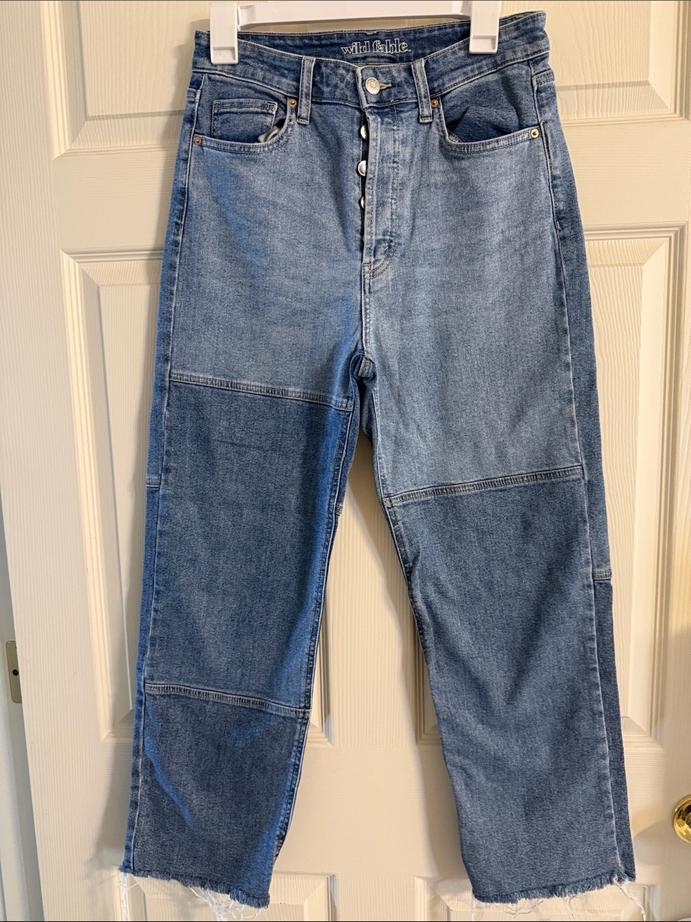 wild fable Two-Tone Blue Patchwork women’s Jeans